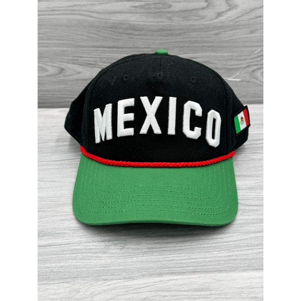New FIFA World Cup Mad Engine Mexico Adjustable Hat Black